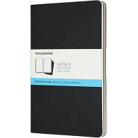 Записна книжка Moleskine Cahier середня, м'яка обкл., Чорний, точка (QP319)