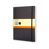 Записная книга Moleskine Classic большая, мягкая обл., черный, линия (QP621)