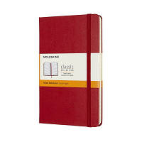 Записная книга Moleskine Classic медиум, твердая обл., красный, линия (QP050F2)