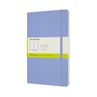 Записная книга Moleskine Classic средняя, мягкая обл., голубой, нелинованная (QP618B42)