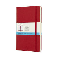 Записная книга Moleskine Classic средняя, твердая обл., красный, точка (QP066F2)