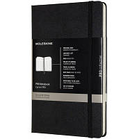 Записная книга Moleskine PRO средняя, твердая обл., черный, линия (PROPFNTB3HBK)