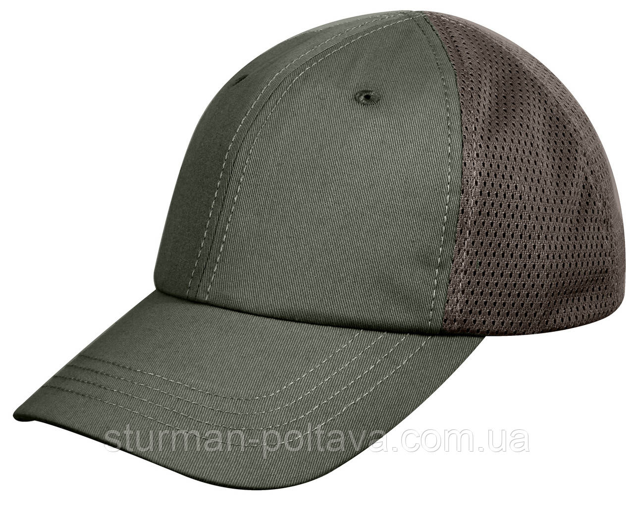 Бейсболка тактична з вентилляционной сіткою Mesh Back Tactical Cap колір олива Rotcho USA