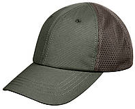Бейсболка тактическая с вентилляционной сеткой Mesh Back Tactical Cap цвет олива Rotcho USA