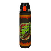 Бутылка для воды Cool For School Fire Dragon, 750 мл, черная (CF61313)