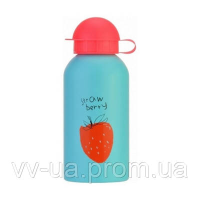 Пляшка для води дитяча Cool For School Strawberry, 500 мл, блакитна (CF61303)