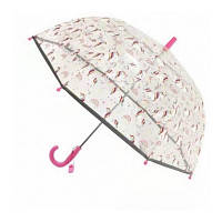 Зонтик Economix Unicorn, прозрачный/розовый (E98452)