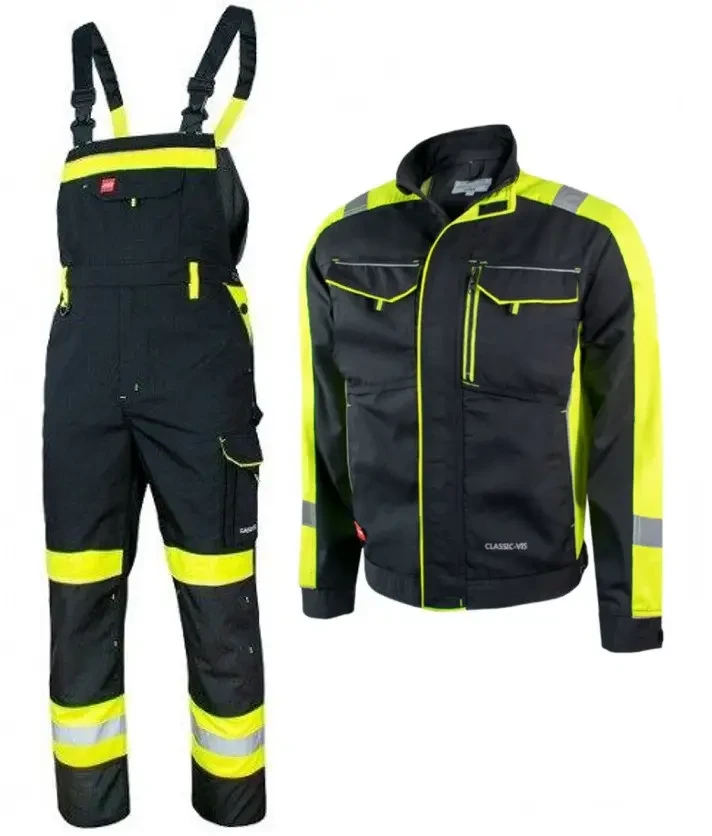 Комплект захисний робочий, спецодяг: куртка та напівкомбінезон, робоча уніформа, роба