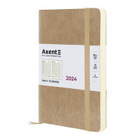 Щоденник Axent 2024 Partner Soft Nuba, 145x210 мм, мигдалевий (8817-24-59-A)