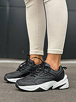 Кросівки жіночі чорні з білою підошвою 36-39