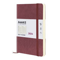 Щоденник Axent 2024 Partner Soft Nuba, 145x210 мм, сливовий (8817-24-58-A)
