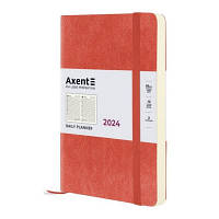 Ежедневник Axent 2024 Partner Soft Nuba, 145x210 мм, терракотовый (8817-24-57-A)