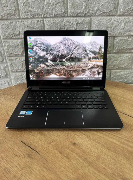 Ноутбук Сенсорний Asus 13.3" FHD IPS i5 6200U 8Gb SSD 480Gb Б/В, фото 1
