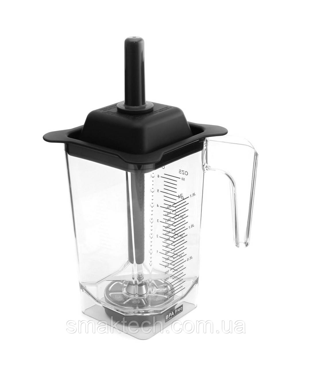 Чаша для блендера JTC 1,5л BPA Free прозора пряма, фото 1