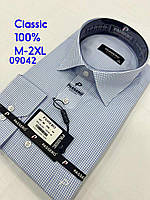Рубашка Passero classik 100% коттон клетка -mod 940 color 346