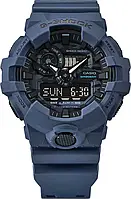 Часы Casio G-Shock GA-700CA-2A наручные мужские спортивные синие | часы Casio G-Shock оригинал с гарантией