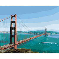Картина по номерам Brushme Через мост к мечте 40 на 50 см пейзаж для взрослых раскраска картинки цифрам