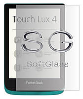 Бронепленка для PocketBook 627 628 на экран полиуретановая SoftGlass