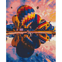 Картина по номерам Brushme Запуск шаров 40 на 50 см пейзаж для взрослых раскраска картинки цифрам рисование