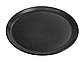 Тарілка дрібна кругла Black порцелянова Porland 280мм 187628/Bl, фото 4