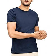 Футболка French Connection . Синя футболка. чоловіча футболка. однотонна футболка розмір S