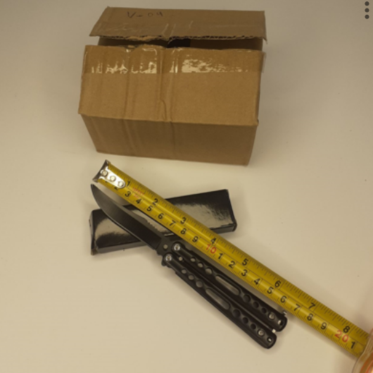 Ніж-метелик-кінжал, 6,5 см