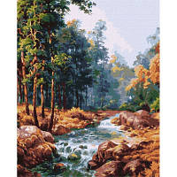 Картина по номерам Идейка Карпатский фонтан 40 на 50 см пейзаж для взрослых раскраска картинки цифрам