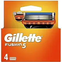 Сменные кассеты Gillette Fusion, на 5 лезвий (4шт.)