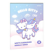 Картон білий Kite Hello Kitty, А4, 10 аркушів, папка (HK21-254)