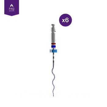 XP-endo Shaper, №30, 25 mm, short handle CI, STERILE, 6 шт. (машинні інструменти)