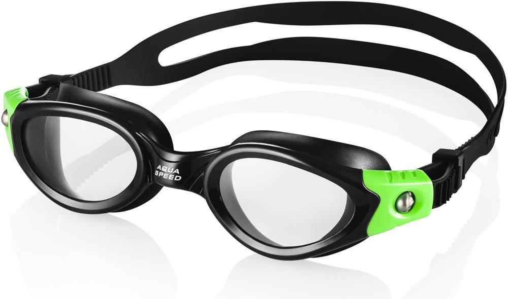 Окуляри для плавання Aqua Speed Pacific 6647 (015-38) Black/Green