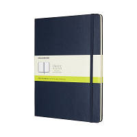 Книга записна Moleskine Classic велика, тверд.обкл., Сапфір, нелінована (QP092B20)