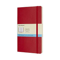 Книга записная Moleskine Classic средняя, мягк.обл., красный, точка (QP619F2)