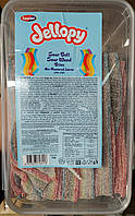 Jellopy Licorice Жувальні лакричні мармеладні цукерки стрічки в цукрі 1500g Туреччина