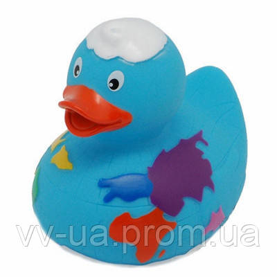 Коллекционная игрушка Funny Ducks резиновая утка Глобус (L1617)