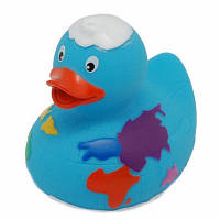 Колекційна іграшка Funny Ducks гумова качка Глобус (L1617)