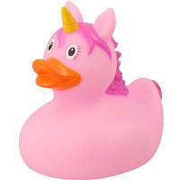 Коллекционная игрушка Funny Ducks резиновая утка Единорог розовый (L2042)