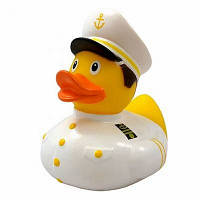 Коллекционная игрушка Funny Ducks резиновая утка Капитан (L1989)