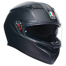 МОТОШОЛОМ ЗАКРИТИЙ AGV K3 - MATT BLACK