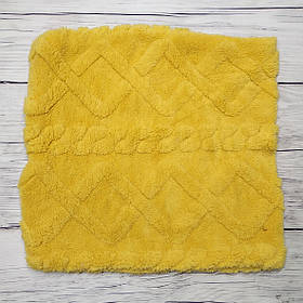 Наволочка з мікрофібри, жовта 40х40см.