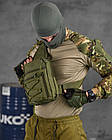 Сумка-слінг тактична з однією лямкою SILVER KNIGHT oliva ВТ6748, фото 5