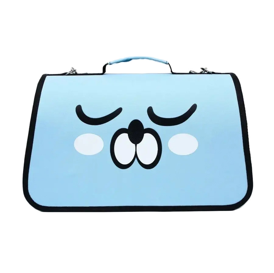 Сумка переноска для котів та собак 53x30x18 см CosmoPet CP-08 (L) Blue