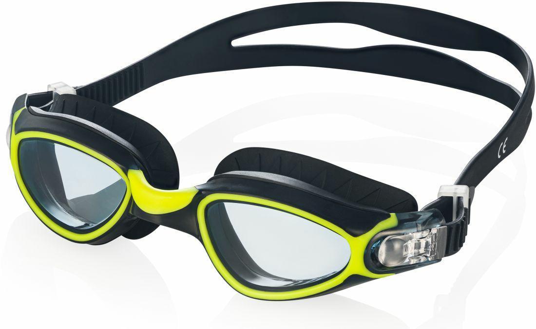 Окуляри для плавання Aqua Speed Calypso 6369 (083-38) Black/Yellow