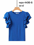 Жіночі футболки гуртом (колір на вибір), Glo-story, S-XL рр., арт. WPO-B4436-6
