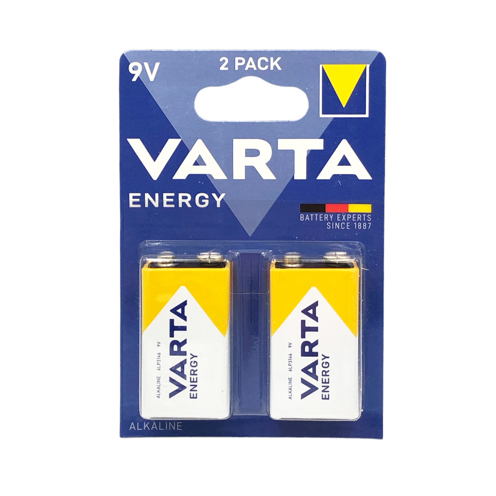 Батарейки "Крона" (6LF22) Varta Energy Alkaline (9v) 2шт.