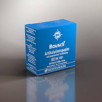 Артикуляційний папір BK1001 200мкм, колір синій, двосторонній, 300 смужок в картонній упаковці, (замінний для