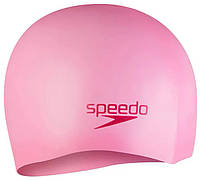Шапочка для плавания Speedo Plain Moulded Silicone Cap JU (8-7099015964) Pink детская