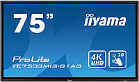 Интерактивный дисплей 75 дюймов iiyama ProLite TE7503MIS-B1AG (4K Android OS Wi-Fi)