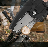 Аккумуляторная цепная мини пила CHAIN SAW 48Vf в пластиковом кейсе с 1 аккумулятором