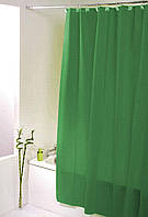 H HANSEL HOME Темно-зеленая шторка для ванной комнаты с 12 кольцами, 50% резина EVA и 50% полиэтилен (180 x 20